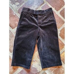 Ralph Lauren Baby Boys Black Velvet Pants Dressy Casual Toddler 12 Months